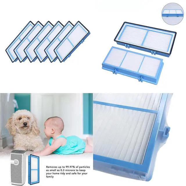 Alt view image 3 of 5 - US 6 Pack Compliable HAPF30AT Replacement HEPA Filter Aer1 Series HAP242-NUC
