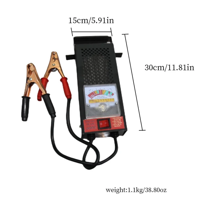 Alt view image 2 of 5 - US Battery Load Tester 100 Amp Load Type 6V 12V Mechanic Car Truck Repair Fine