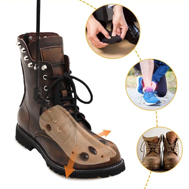 Alt view image 3 of 5 - US 2 Pair Boot Stretcher Shoe Shaper Wooden Western Cowboy Boot Tree Expande S