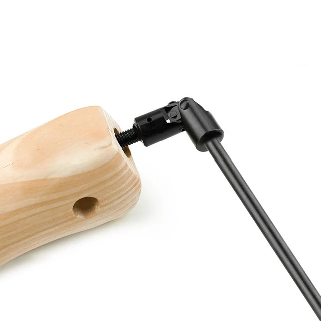 Alt view image 4 of 5 - US 2 Pair Boot Stretcher Shoe Shaper Wooden Western Cowboy Boot Tree Expande S