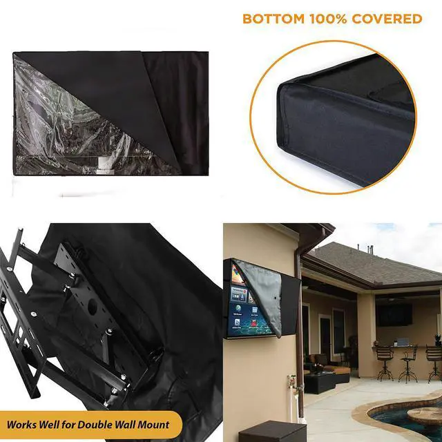 Alt view image 4 of 5 - US Outdoor TV Cover For Flat Screens - Weatherproof Television Protector