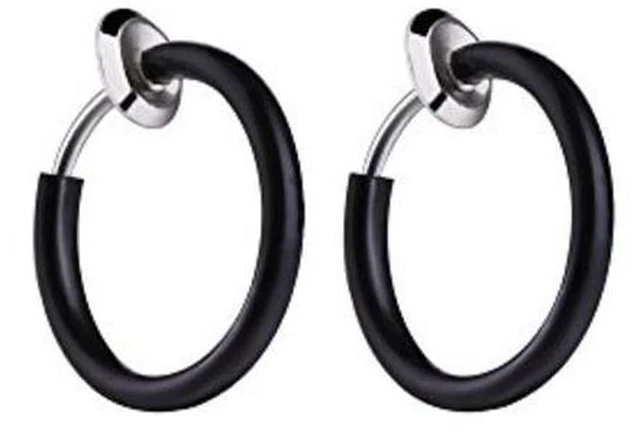 Main image of Clip-On Spring Action Non-Piercing Fake Septum Lip Cartilage Nose Tragus Ring