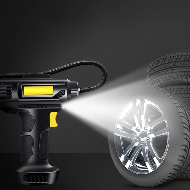 Alt view image 2 of 5 - US 150PSI Tire Fast Inflator Air Pump Compressor LED Light for Car Bike Motor