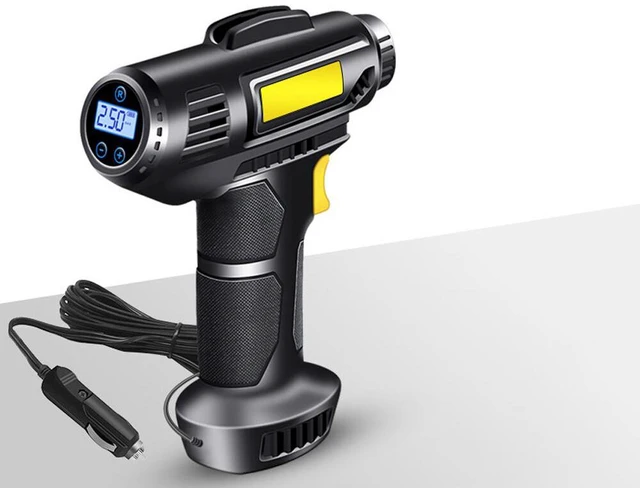 Alt view image 4 of 5 - US 150PSI Tire Fast Inflator Air Pump Compressor LED Light for Car Bike Motor