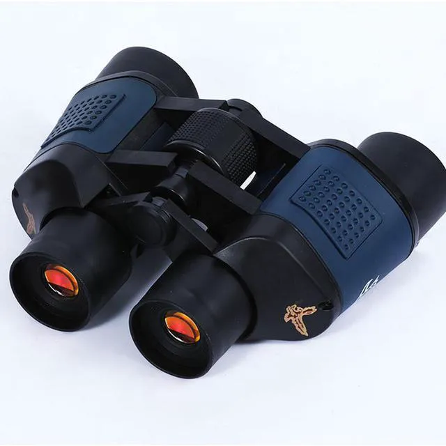Alt view image 2 of 5 - US German Military Army 60x60 Binoculars Prism HD Night Vision Hunting Bag Fine
