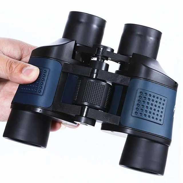 Alt view image 4 of 5 - US German Military Army 60x60 Binoculars Prism HD Night Vision Hunting Bag Fine