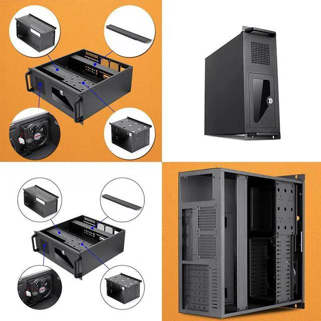 Alt view image 4 of 5 - US 4U Rack mount Industrial Server/Computer Case with Fan