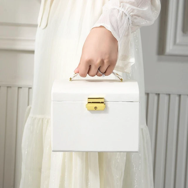 Alt view image 3 of 5 - US Large Box Layers Jewelry Organizer Case Portable Travel Lockable Gift Fashion
