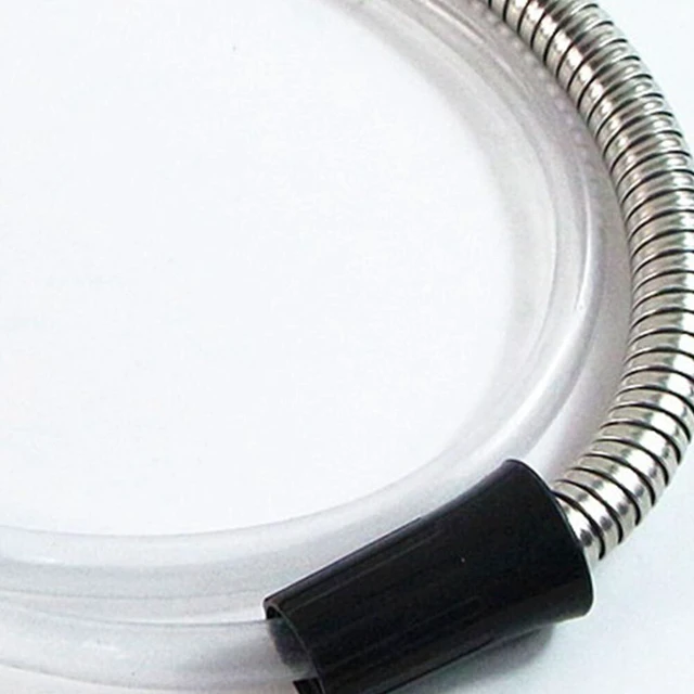 Alt view image 5 of 5 - US 50FT 304 Stainless Steel Water Hose Pipe Metal Garden Pipe Connector