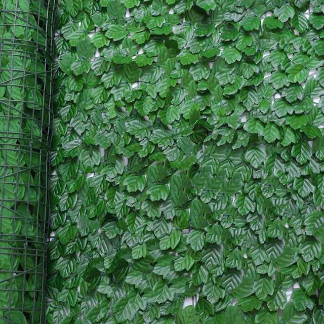 Alt view image 3 of 5 - US 118"x39" Artificial Privacy Fence Wall Screen Faux Ivy Leaf Outdoor Decor