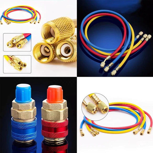 Alt view image 3 of 5 - US Durable HVAC A/C Charging Service R12 R22 R134a R502 Manifold Gauge Set