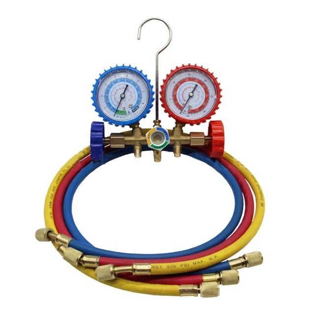 Alt view image 5 of 5 - US Durable HVAC A/C Charging Service R12 R22 R134a R502 Manifold Gauge Set