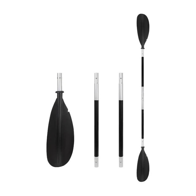 Alt view image 4 of 5 - US Double-Ended Kayak Paddle 220cm Detachable Lightweight Aluminum Canoe Afloa