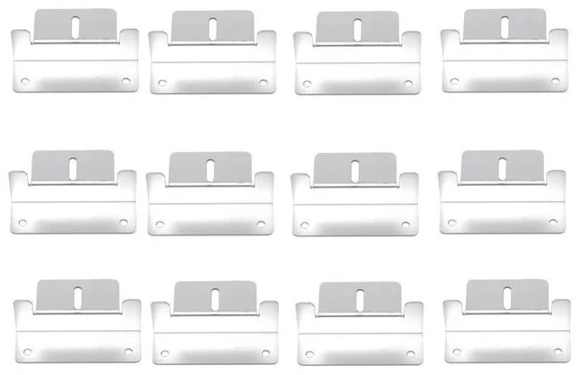 Main image of US12Pc SOLAR PANEL Z BRACKET MOUNT MOUNTING SET RV BOAT FLAT ROOF WALL ALUMINIUM