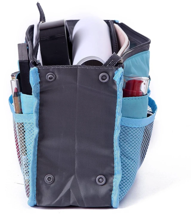 Alt view image 3 of 5 - 2 Pack Travel Insert Handbag Purse Large Liner Organizer Tidy Bags Sky Blue 2 Pack