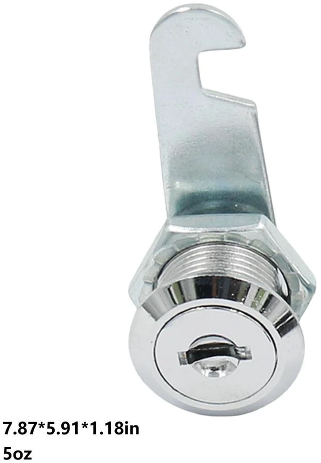 Alt view image 2 of 5 - US 12 Pack Tubular Cam Lock 1-1/8" Cabinet Toolbox Safe Drawer Replacement