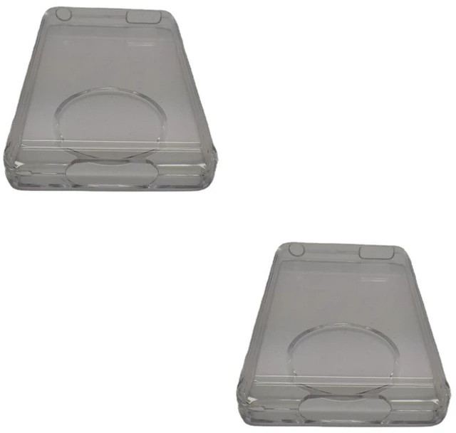 Main image of US 2 Pcs Crystal Clear Case Skin Hard Cover Shell For iPod Classic 80GB 120GB