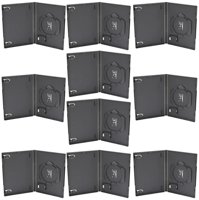 Main image of US 10 Pack Nintendo GameCube Standard Empty Replacement Game Cases Black
