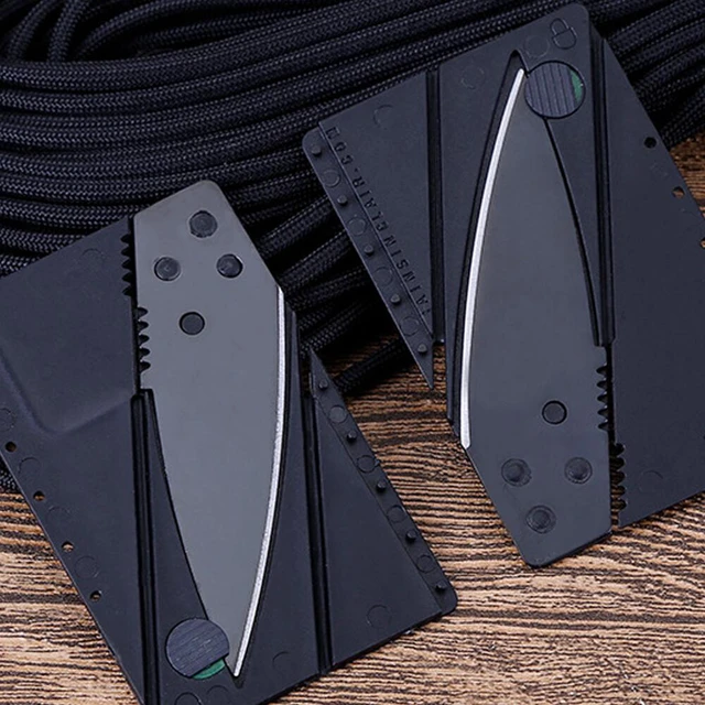 Alt view image 3 of 5 - US 20 Pack Credit Card Thin Knives Folding Wallet Pocket Micro Survival Knife