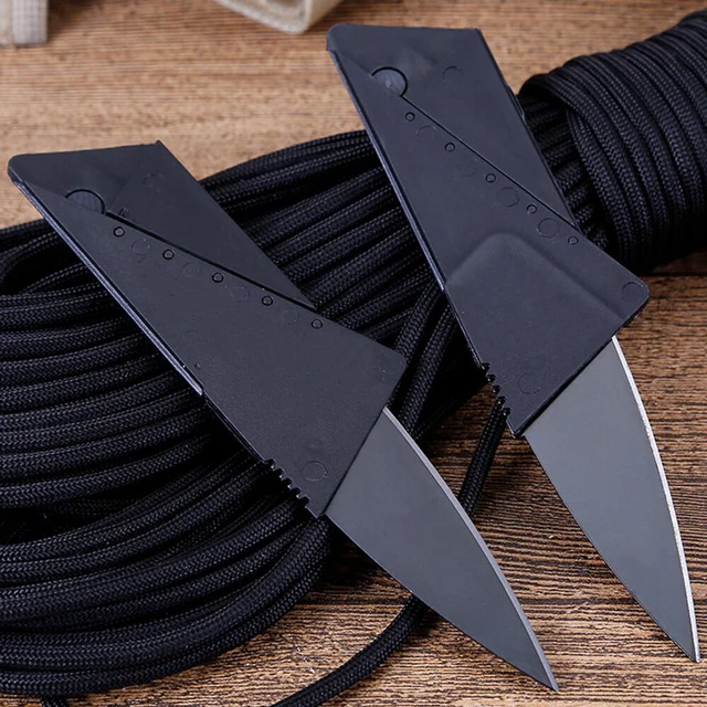 Alt view image 4 of 5 - US 20 Pack Credit Card Thin Knives Folding Wallet Pocket Micro Survival Knife