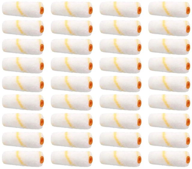 Main image of US 36 Pc Mini Paint Roller Covers, Painting Supplies Roller Paint Brush 4"