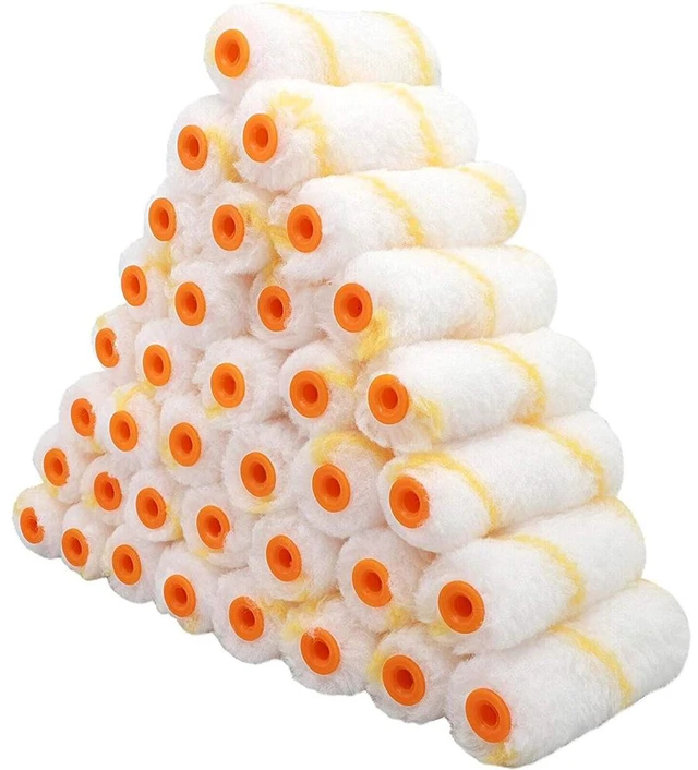 Alt view image 2 of 5 - US 36 Pc Mini Paint Roller Covers, Painting Supplies Roller Paint Brush 4"