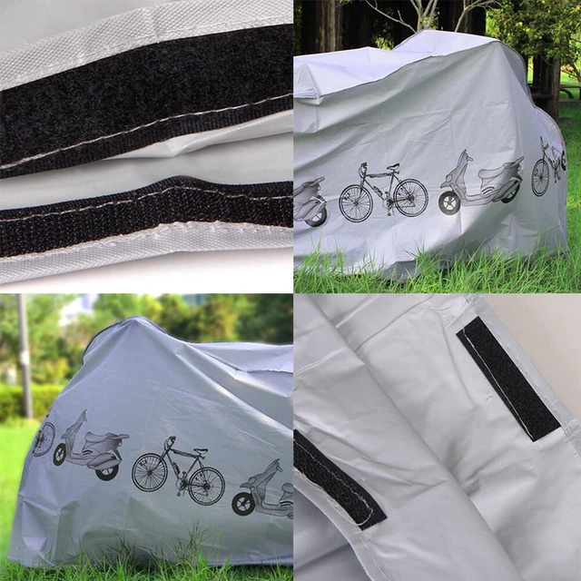 Alt view image 3 of 5 - US 1 Pcs Waterproof Protection Cover UV Guardian Dustproof Bicycle Tear Resist 6448-Ab-4-k danchezhao huise 1ge