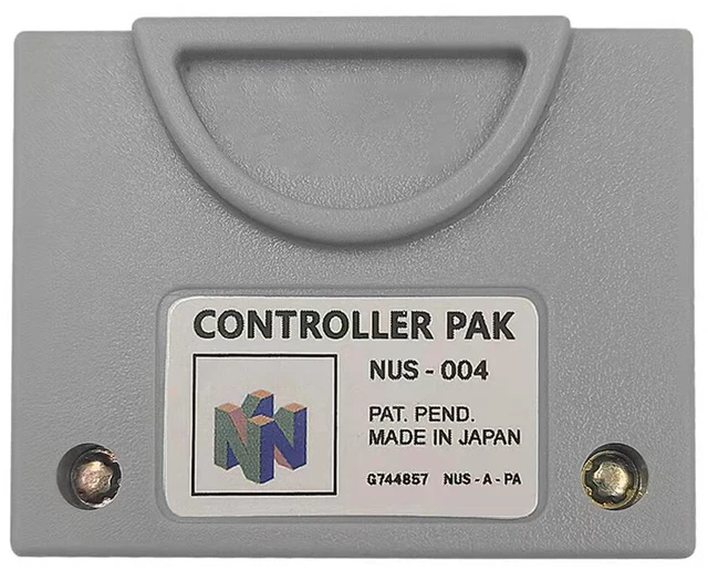 Alt view image 2 of 6 - US Nintendo 64 Memory Card Pak Controller Pack 256KB Replacement for NUS-004