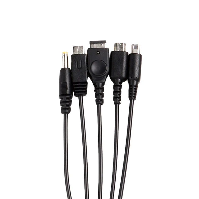 Alt view image 2 of 5 - US 2Pc 5-in-1 USB Cable Nintendo 3DS, GBA SP, DS, DS Lite, DSi, 3DS XL, 2DS XL
