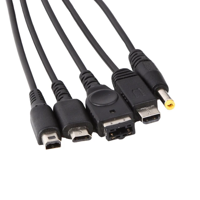 Alt view image 3 of 5 - US 2Pc 5-in-1 USB Cable Nintendo 3DS, GBA SP, DS, DS Lite, DSi, 3DS XL, 2DS XL