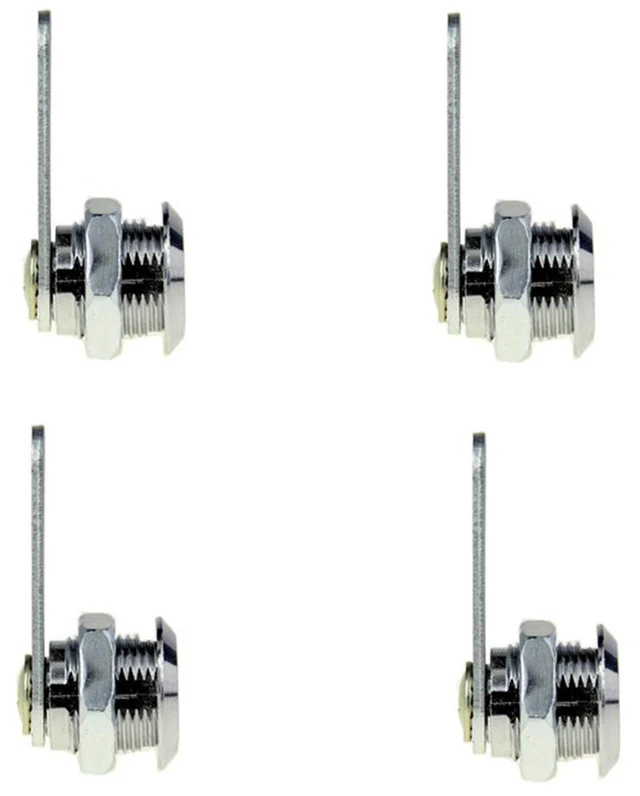 Main image of US 4 Pack Cabinet Cam Locks Set Keyed Alike Secure Drawer File RV Locks 4 Size