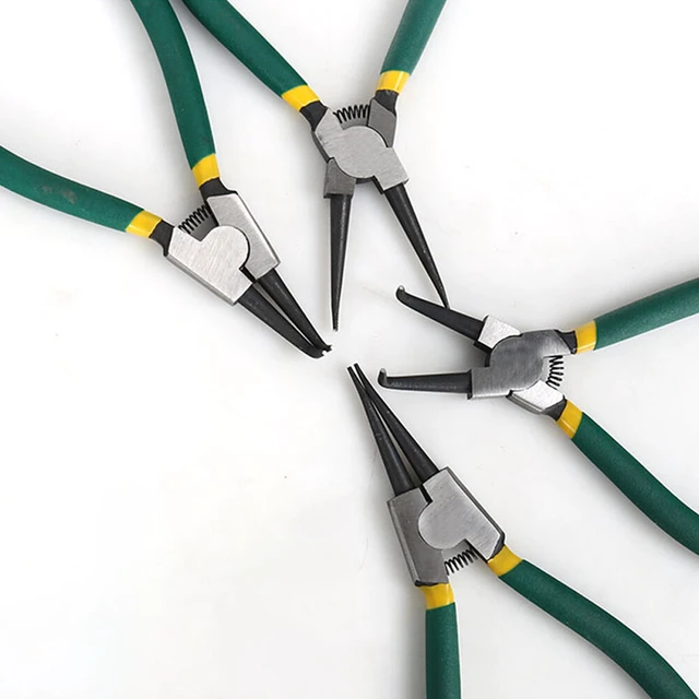 Alt view image 3 of 5 - US 1 Sets of 4-Pc Heavy Duty Circlip Pliers Snap Ring External Internal Kit 7'