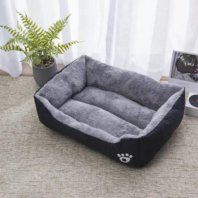 Alt view image 3 of 5 - US Washable Pet Dog Cat Bed Puppy Cushion House Pet Soft Warm Kennel Mat Blanke 6448-PAa-4-i tangguosegouwo lanse Mma