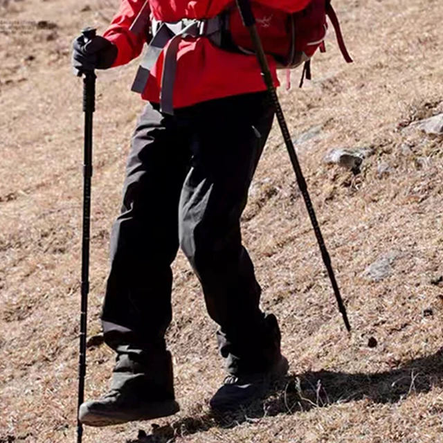 Alt view image 4 of 4 - US Trekking Poles Nordic Walking Sticks Adjustable Anti-shock Hiking Alpenstock