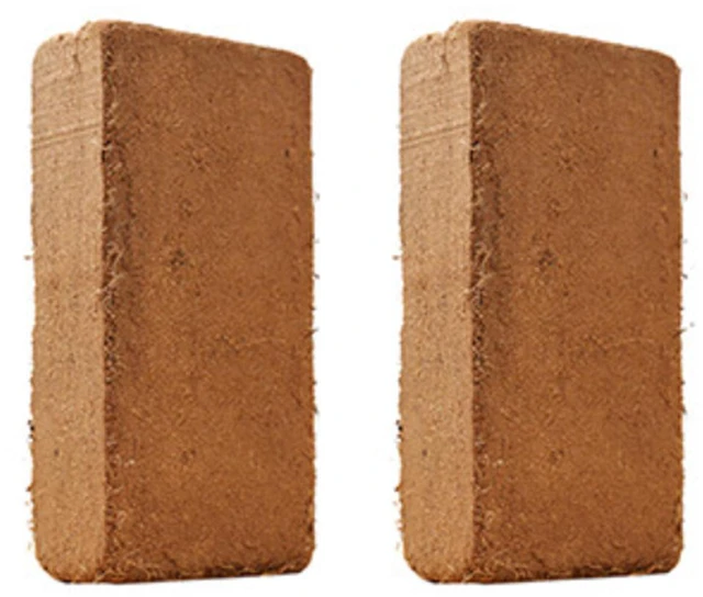 Main image of US 2Pc 650G Coco Coir Bricks Coconut Fiber Organic Soil Plant Growing Media
