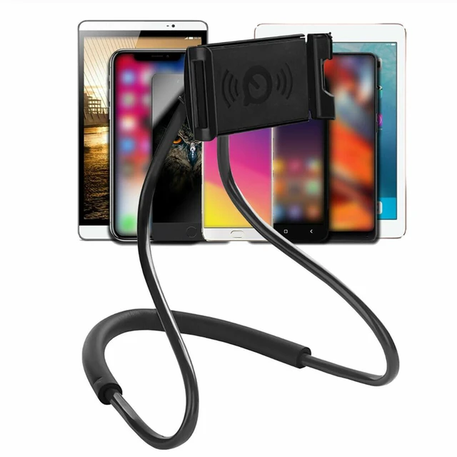 Alt view image 5 of 5 - US 2 Pc Neck Hanging Flexible Holder Lazy Bracket Universal Mobile Phone Stand