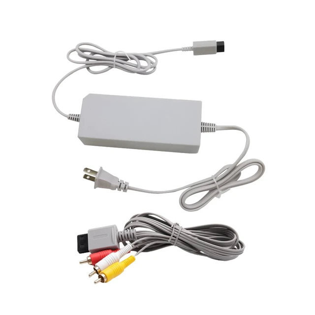 Alt view image 4 of 5 - US AC Adapter Charger Power Supply Cord Component HD AV Cable for Nintendo Wii