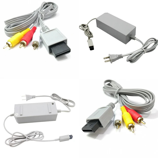 Alt view image 2 of 5 - US AC Adapter Charger Power Supply Cord Component HD AV Cable for Nintendo Wii