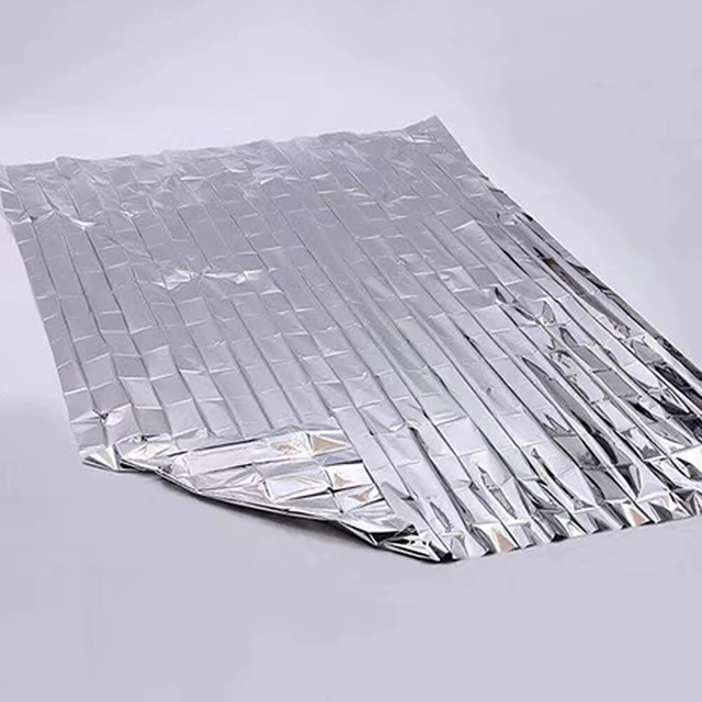 Alt view image 5 of 5 - US 15 PACK Emergency Solar Blanket Survival Safety Insulating Mylar Thermal