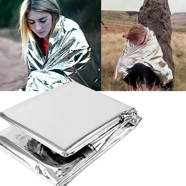 Alt view image 2 of 5 - US 15 PACK Emergency Solar Blanket Survival Safety Insulating Mylar Thermal