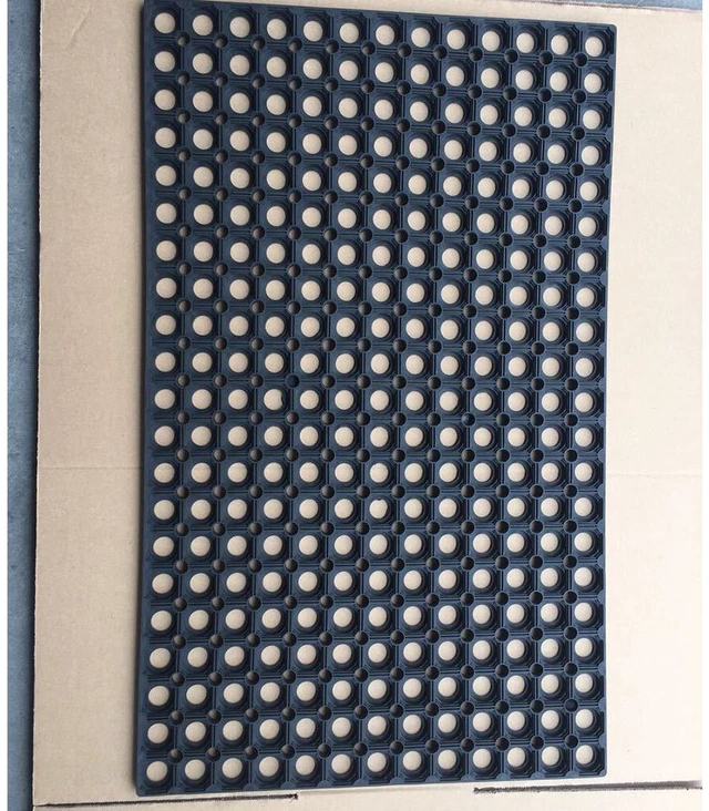 Alt view image 2 of 5 - US Non Slip Door Mats Indoor Outdoor Rug Heavy Duty Washable Kitchen Rubber Mat