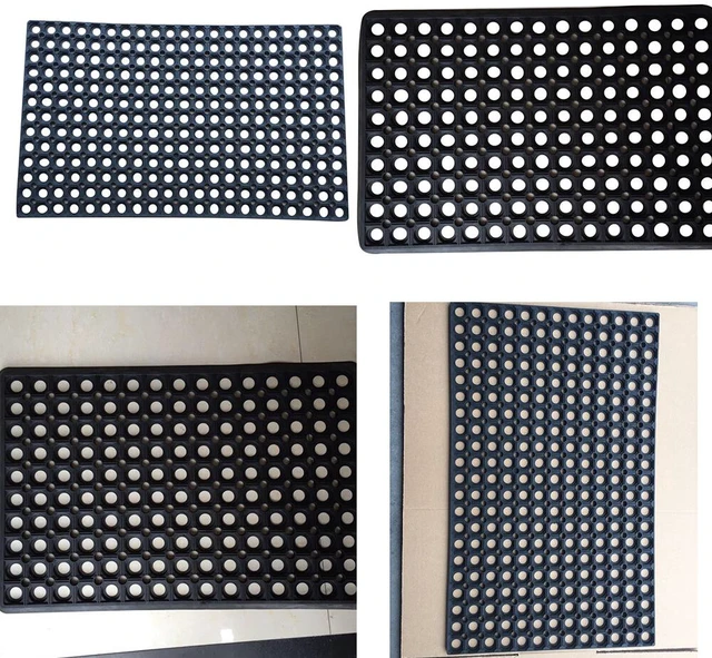 Alt view image 3 of 5 - US Non Slip Door Mats Indoor Outdoor Rug Heavy Duty Washable Kitchen Rubber Mat