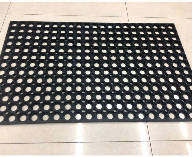 Alt view image 5 of 5 - US Non Slip Door Mats Indoor Outdoor Rug Heavy Duty Washable Kitchen Rubber Mat