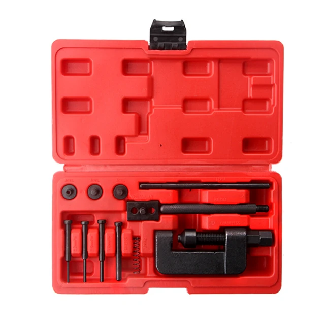 Alt view image 3 of 5 - 13PCS Chain Cutter Rivet Tool Set Riveting Breaker ATV/Bike/Motorcycle/Cam Drive