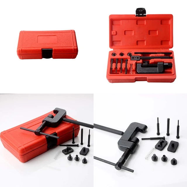 Alt view image 2 of 5 - 13PCS Chain Cutter Rivet Tool Set Riveting Breaker ATV/Bike/Motorcycle/Cam Drive
