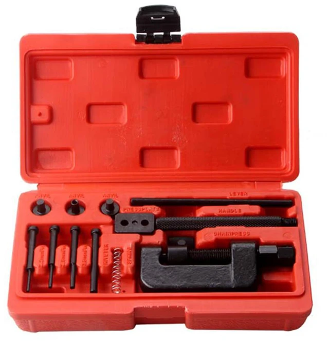 Main image of 13PCS Chain Cutter Rivet Tool Set Riveting Breaker ATV/Bike/Motorcycle/Cam Drive