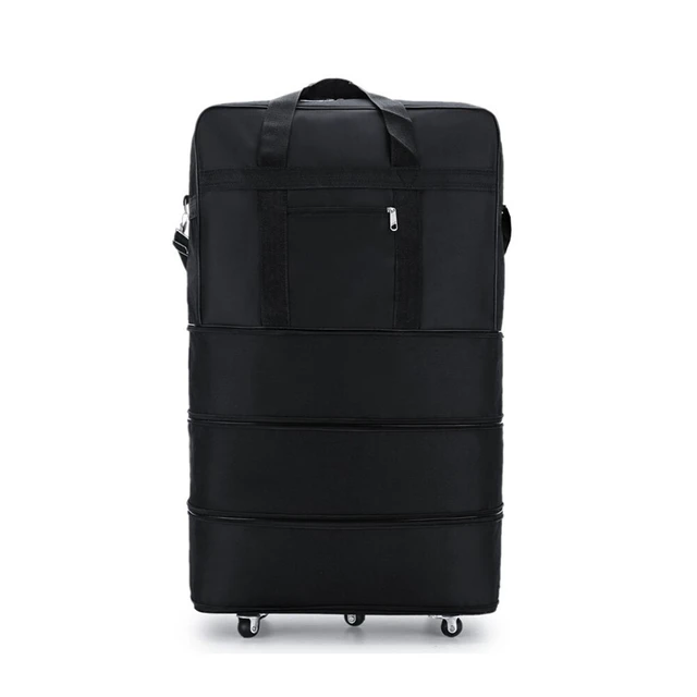 Alt view image 5 of 5 - US 3-Layers Expandable Duffel Bag Suitcase Collapsible Rolling Wheeled Luggage 6448-PAf-4-g tuoyunbao zhonghao