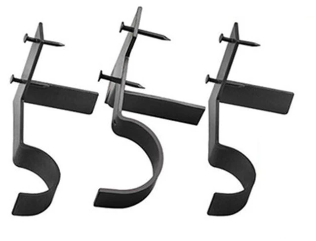 Alt view image 5 of 5 - US 6 Pc Curtain Pole Bracket No Drill Curtain Rod Holder Wooden Window Frame
