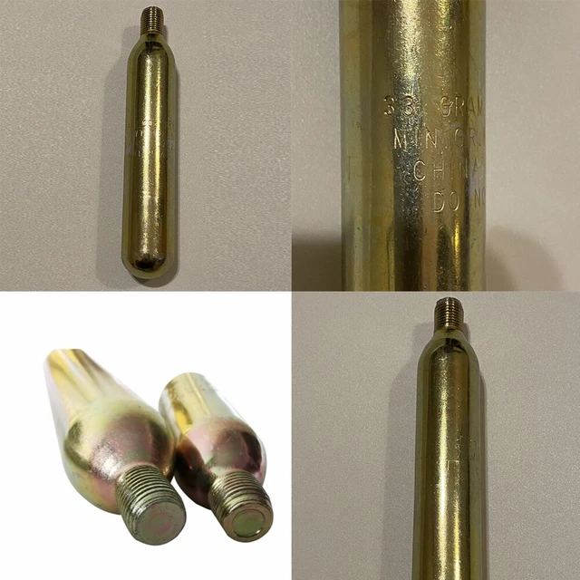 Alt view image 3 of 5 - US 33g C-O-2 Rearming Kit Cylinder for PFD Inflatable Life Jacket Replacement