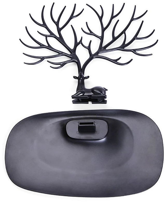 Main image of US Jewelry Deer Tree Stand Display Organizer Necklace Ring Earring Holder Rack